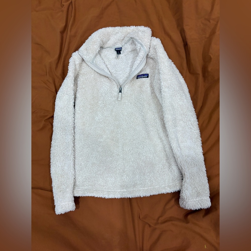 Cozy White Fleece Sweater